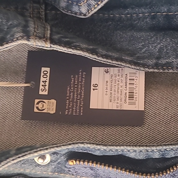 Universal Thread Women's Denim Long Maxi Dress SZ 16 - Picture 2 of 10